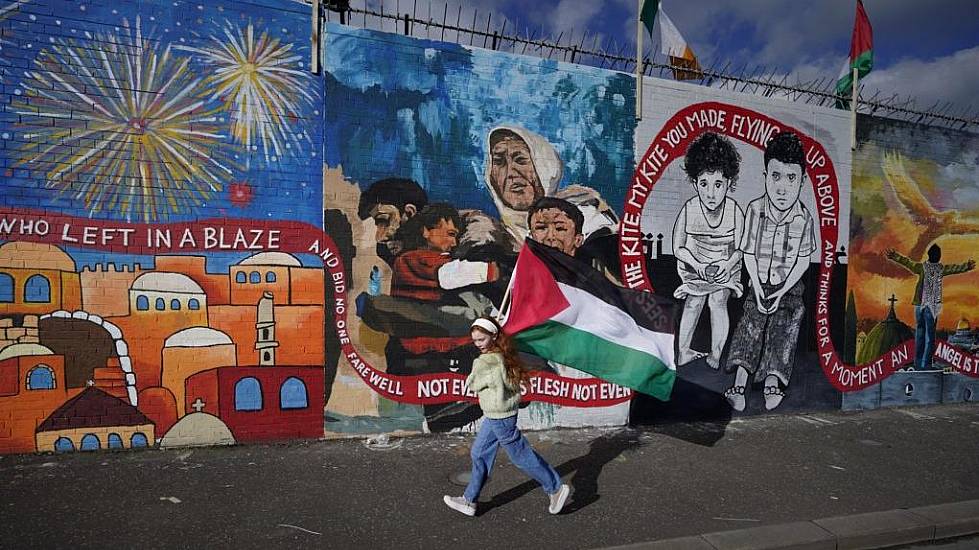 Murals By Gazan Artists Recreated On Belfast Wall In Show Of Solidarity