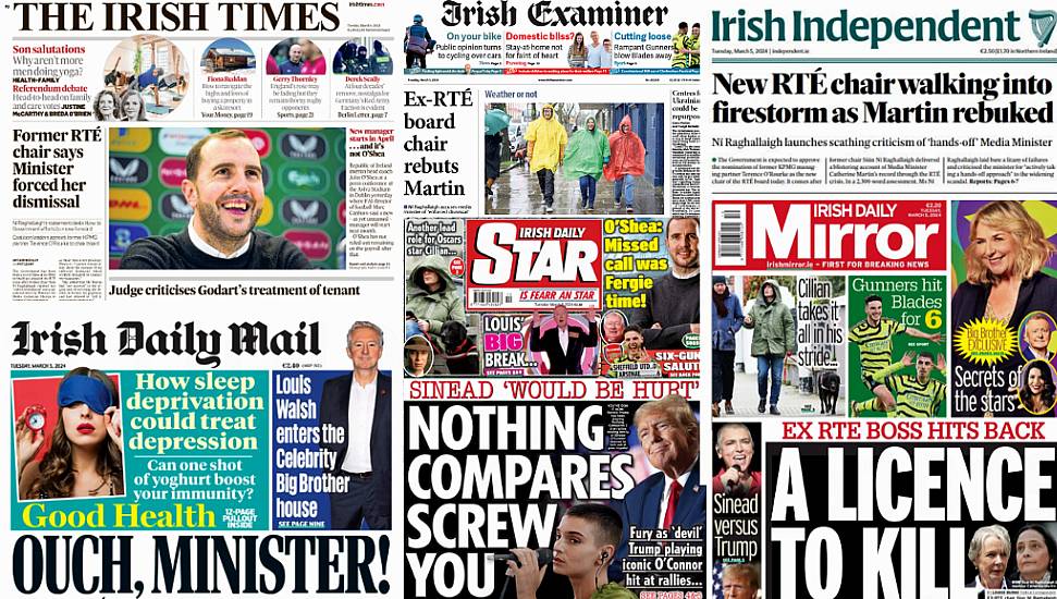 What The Papers Say: Tuesday's Front Pages