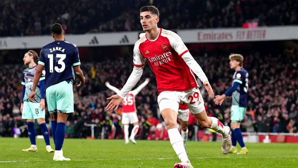 Kai Havertz Scores Late Winner As Arsenal Battle Past Brentford To Go Top