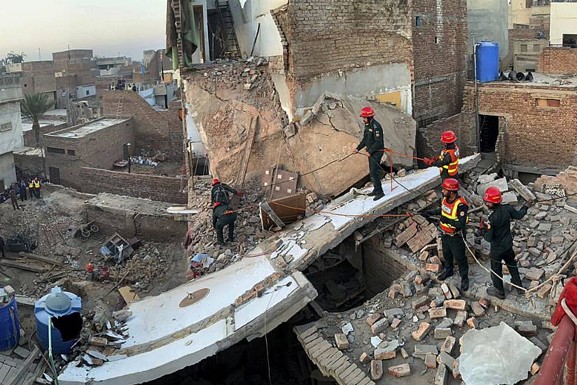 Building Collapses In Central Pakistan Killing At Least Nine People