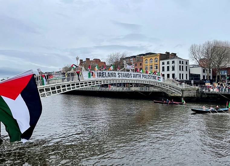 Protest Against Irish Politicians’ Participation In Us St Patrick’s Day Ceremony