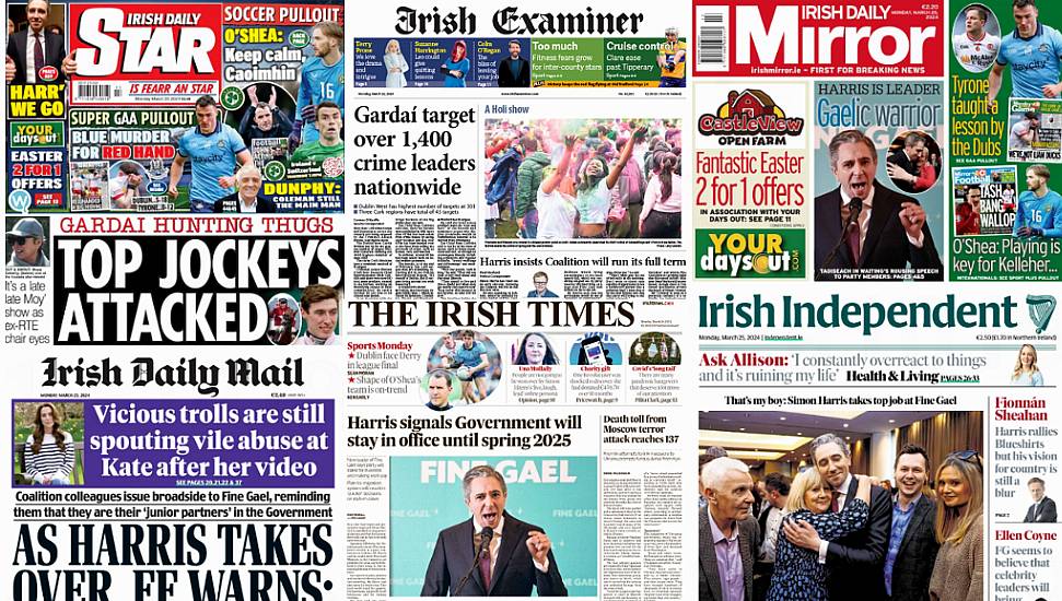 What The Papers Say: Monday's Front Pages