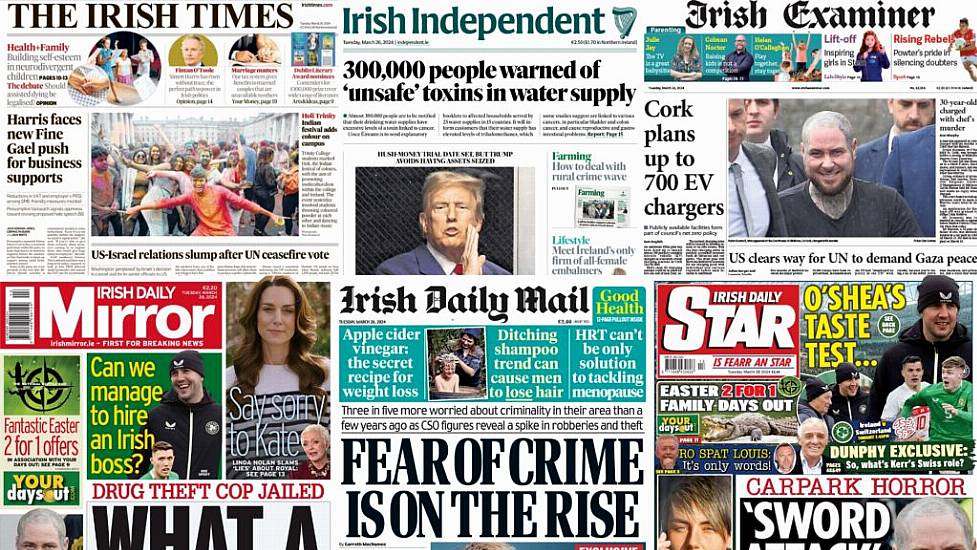 What The Papers Say: Tuesday's Front Pages