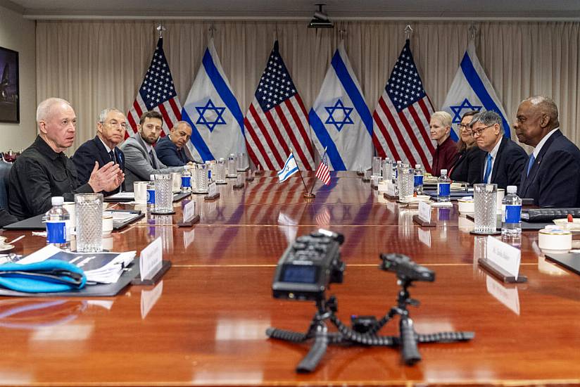 Us And Israeli Defence Chiefs Meet To Discuss Plans For Gaza