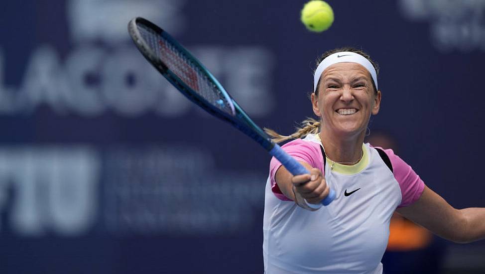 Victoria Azarenka Battles To Keep Hopes Of Fourth Miami Open Title Alive