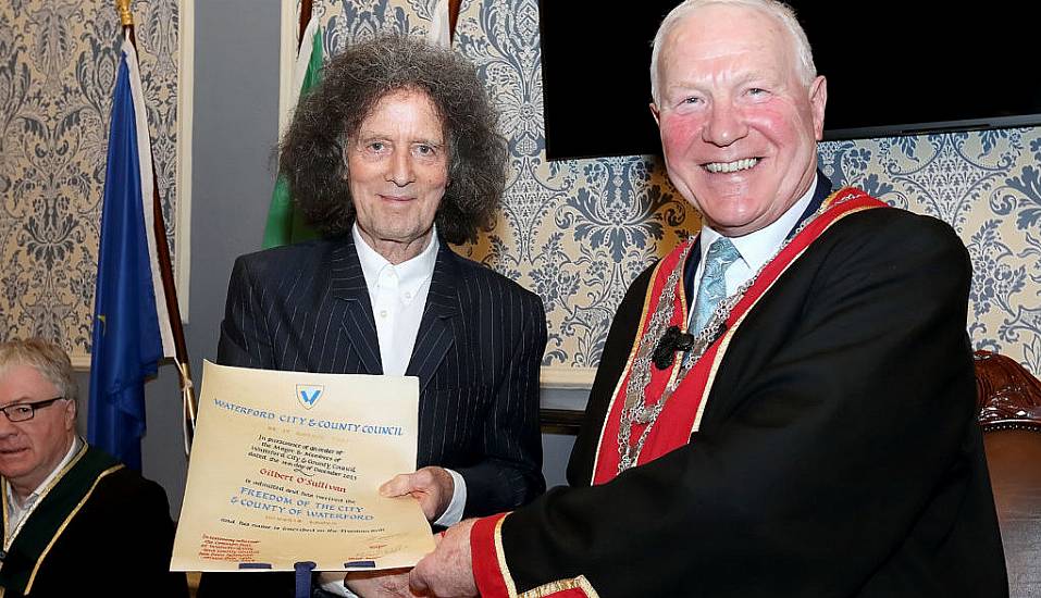 Musician Gilbert O’sullivan Granted Freedom Of Waterford