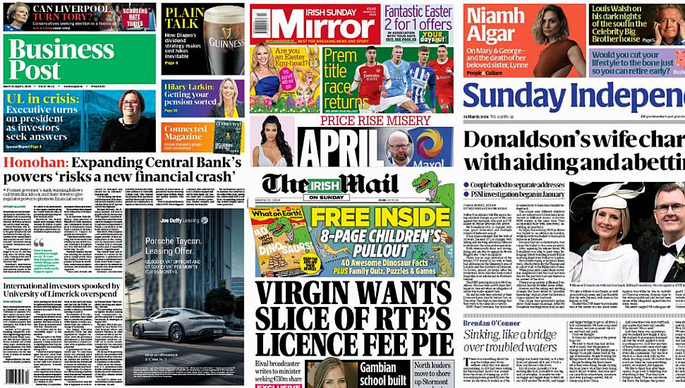 What The Papers Say: Sunday's Front Pages