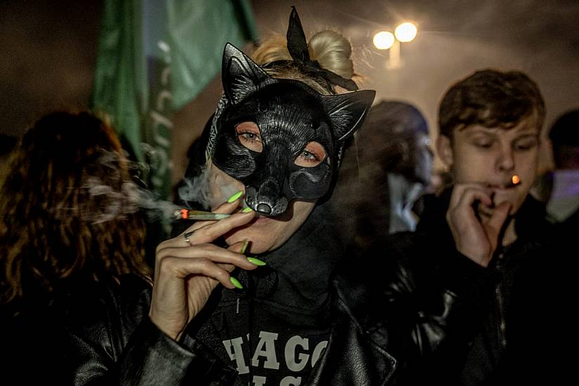 German Campaigners Light Up To Celebrate Legalisation Of Cannabis