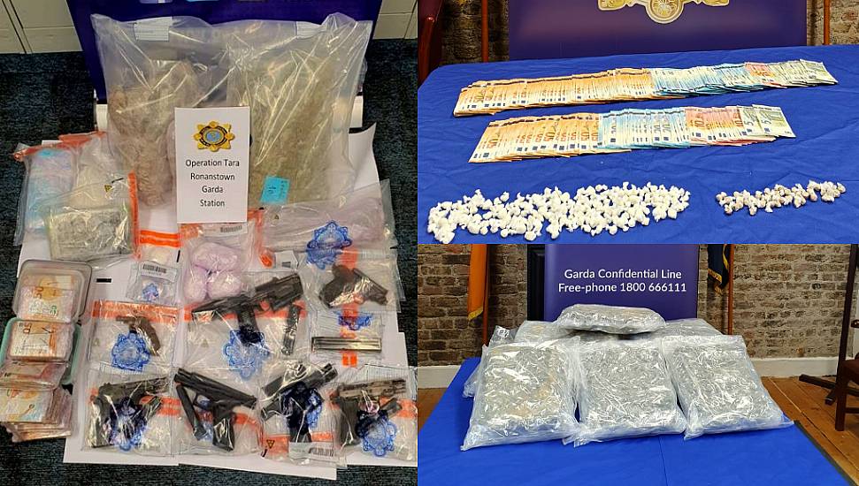 Ten Firearms And Drugs Worth €5M Seized In Dublin Operations