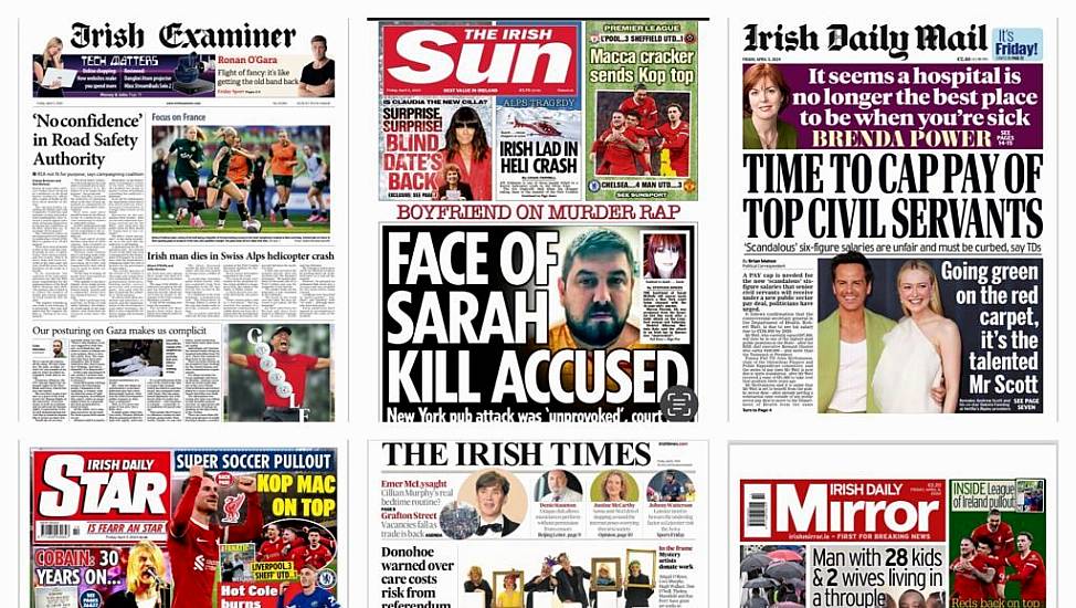 What The Papers Say: Friday's Front Pages