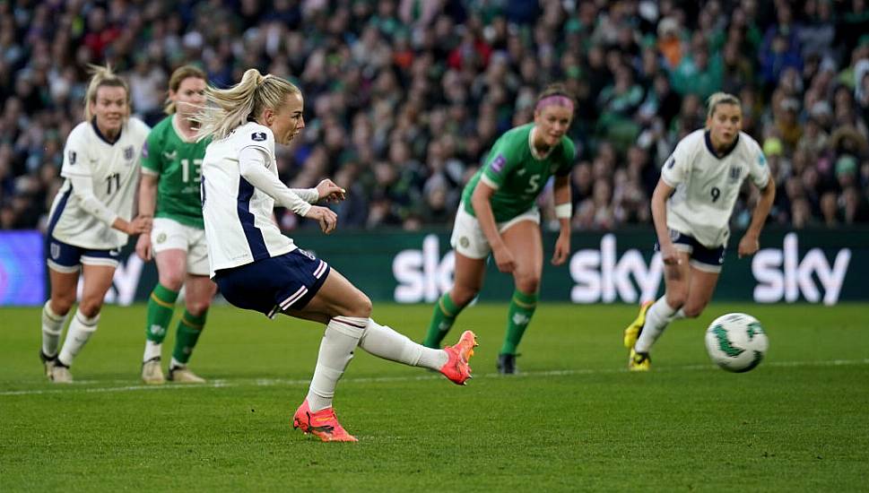 Republic Of Ireland Lose To England At Aviva