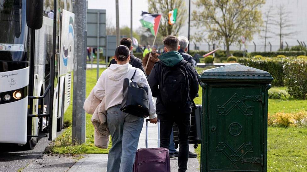 Protesters Block Road To Shannon Airport Calling For End To Usage By Us Military