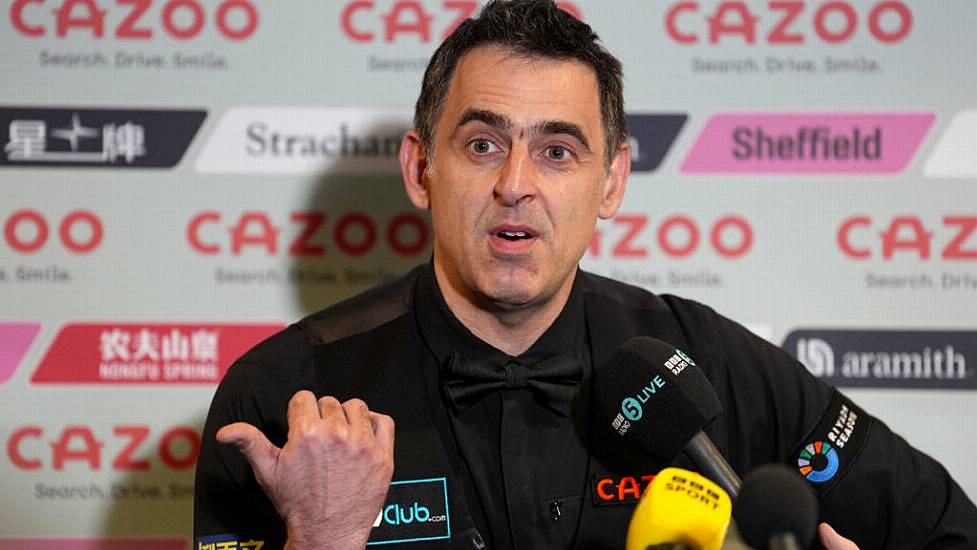 The Financial Rewards Of A Breakaway Snooker Tour Appeal To Ronnie O’sullivan