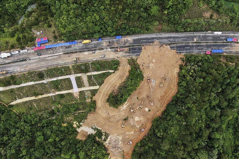 Chinese Truck Driver Praised For Helping Reduce Casualties After Road Collapse