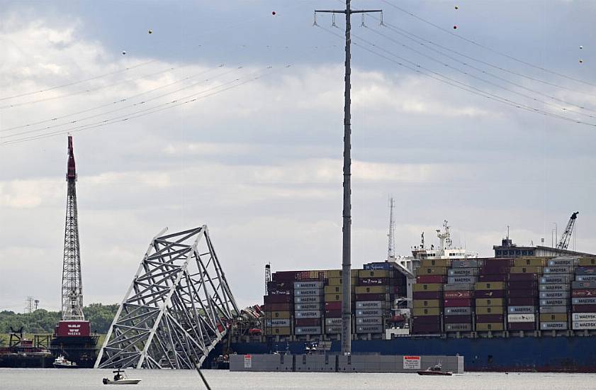 Demolition Of Collapsed Baltimore Bridge Delayed Due To Bad Weather