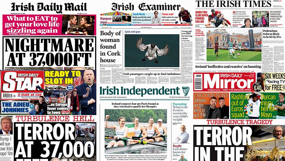 What The Papers Say: Wednesday's Front Pages