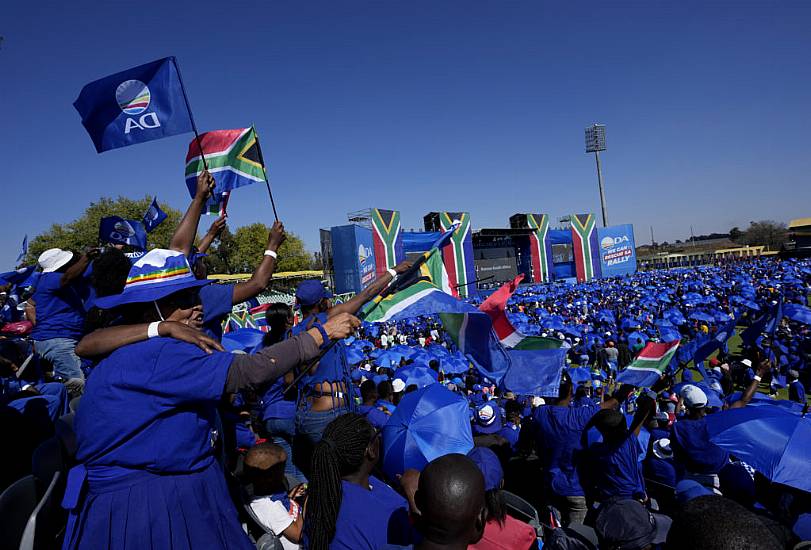 South African Opposition Party Makes Final Pitch To Voters