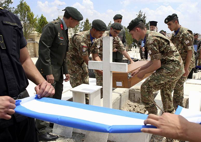 Families Reclaim Remains Of 15 Greek Soldiers Killed In Cyprus In 1974