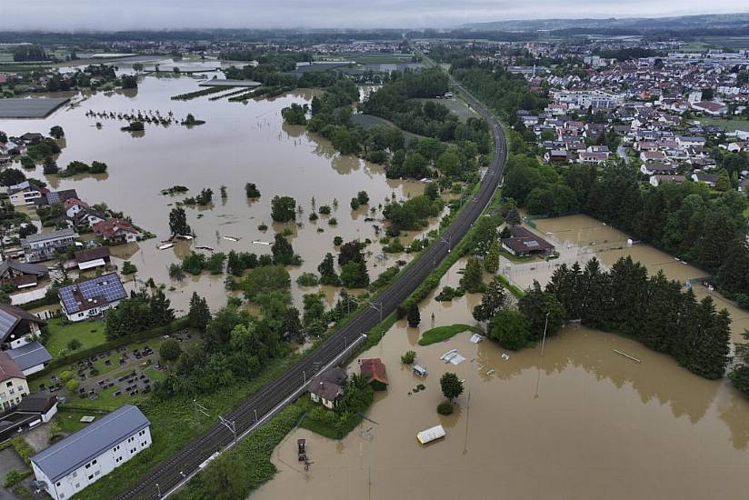 Firefighter Dies And Train Derails Amid Heavy Rain And Flooding In Germany