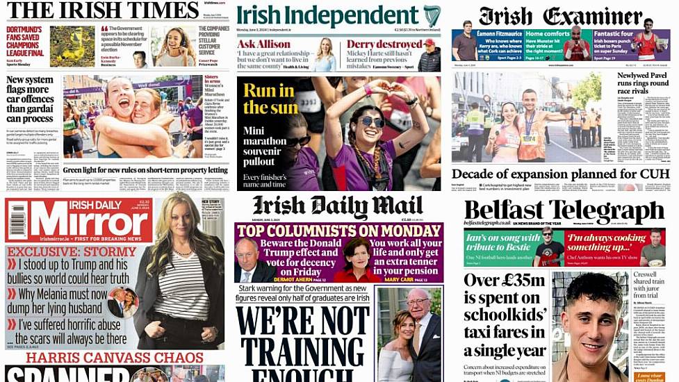 What The Papers Say: Monday's Front Pages