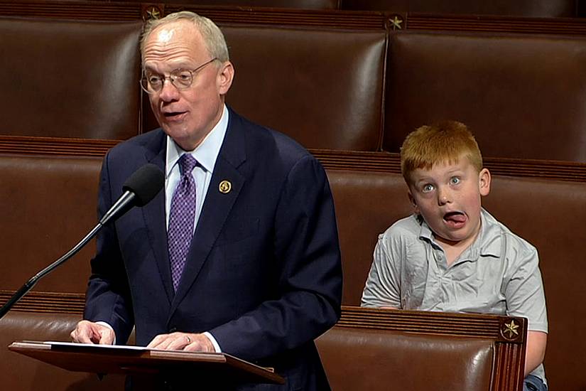 Congressman’s Son Steals The Show In Us House Of Representatives