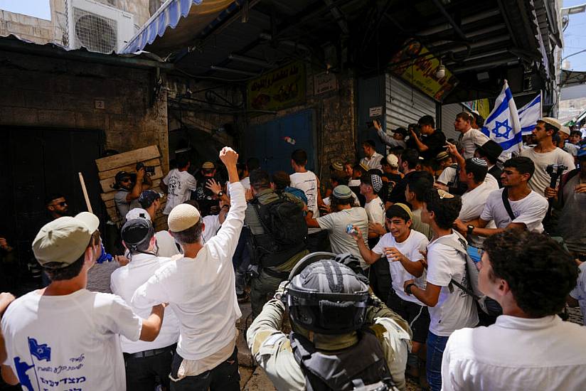 Tensions Over Israeli Nationalist March Through Palestinian Area Of Jerusalem