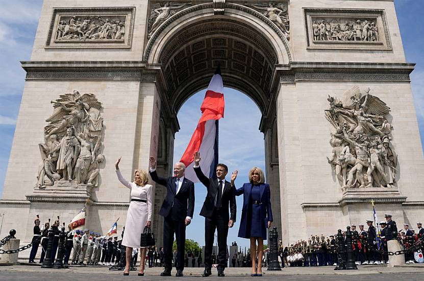 Macron Hosts Biden For State Visit As Leaders Try To Move Past Trade Tensions