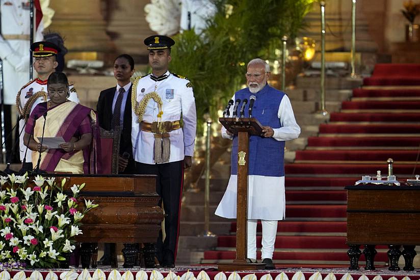 Narendra Modi Sworn In For Rare Third Term As India’s Prime Minister