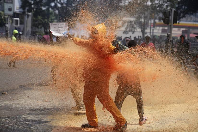 Part Of Kenya’s Parliament Burns As Thousands Of Anti-Tax Protesters Enter