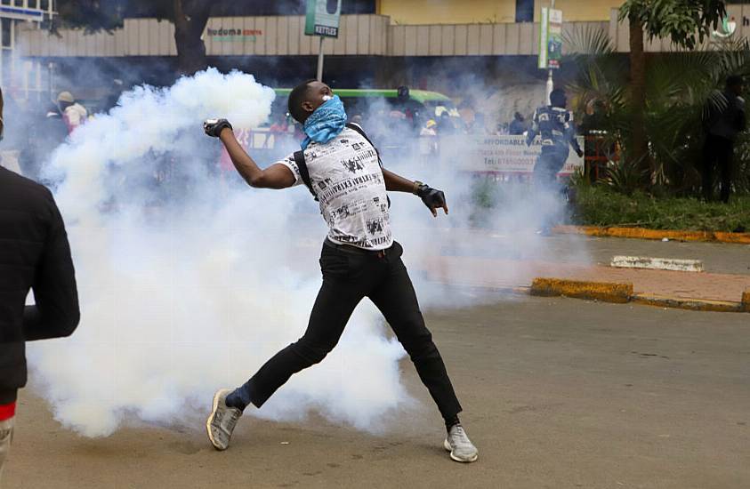 Kenyan Police Fire Blanks To Disperse Protesters Hours After Parliament Breached