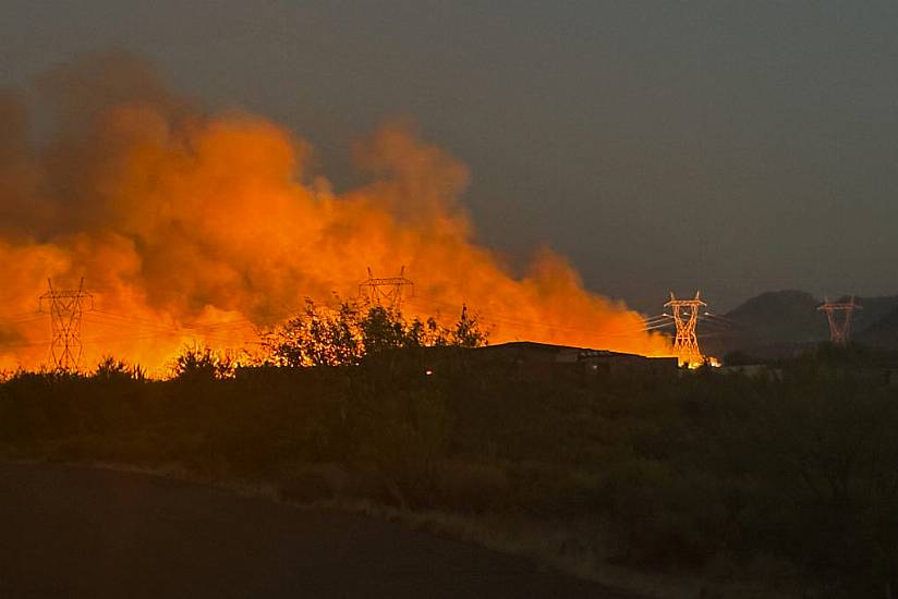 Arizona Wildfire Advances After Forcing Evacuations Near Phoenix