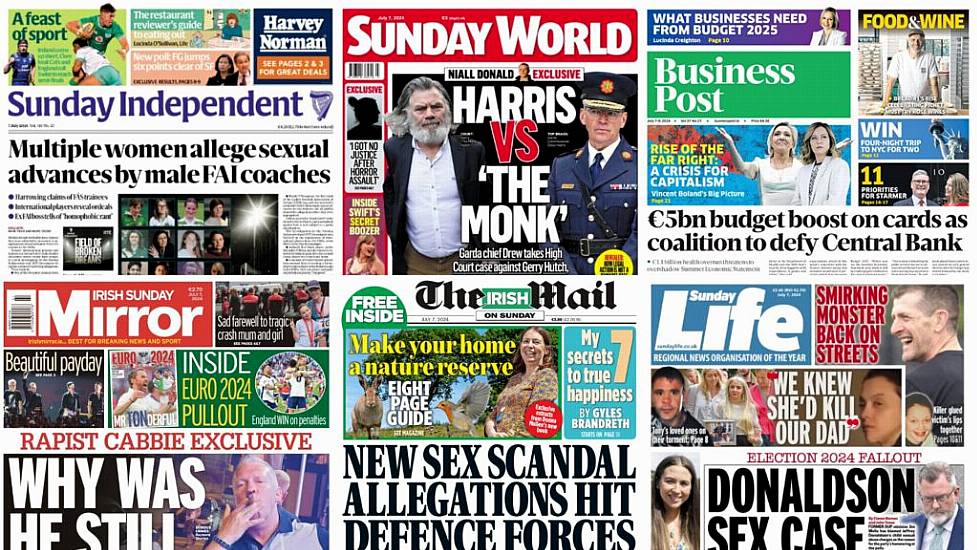 What The Papers Say: Sunday's Front Pages