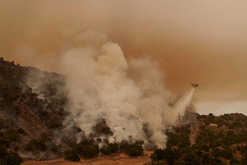 Fire Crews Tackle California Wildfires As Us Heatwave Continues