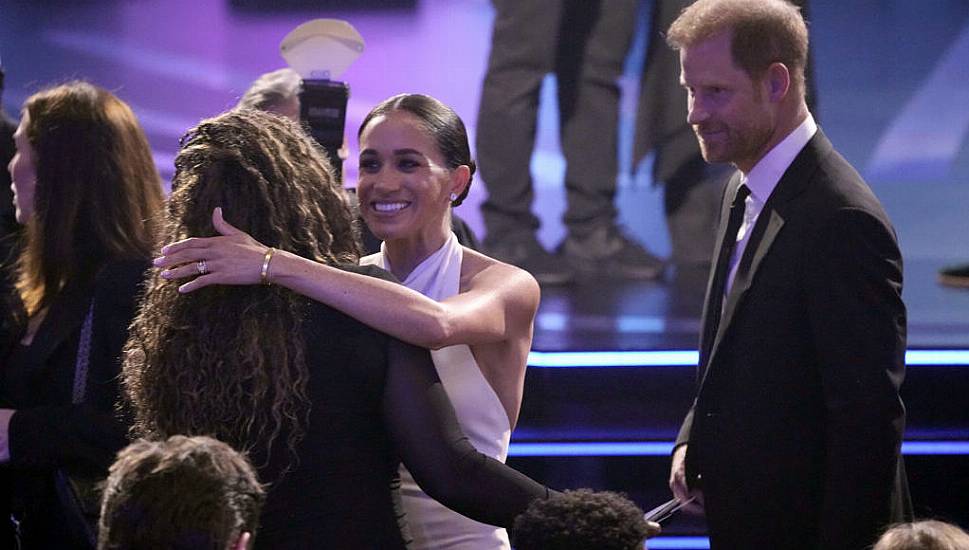 Meghan Markle Arrives At Awards Ceremony In Support Of Harry