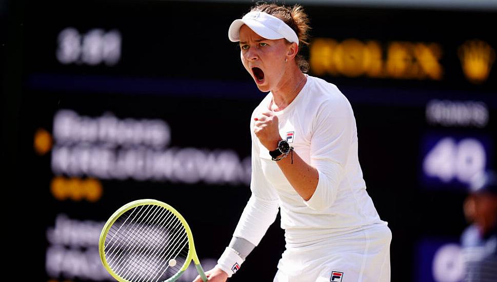 Barbora Krejcikova Holds Off Jasmine Paolini Fightback To Win Wimbledon Title