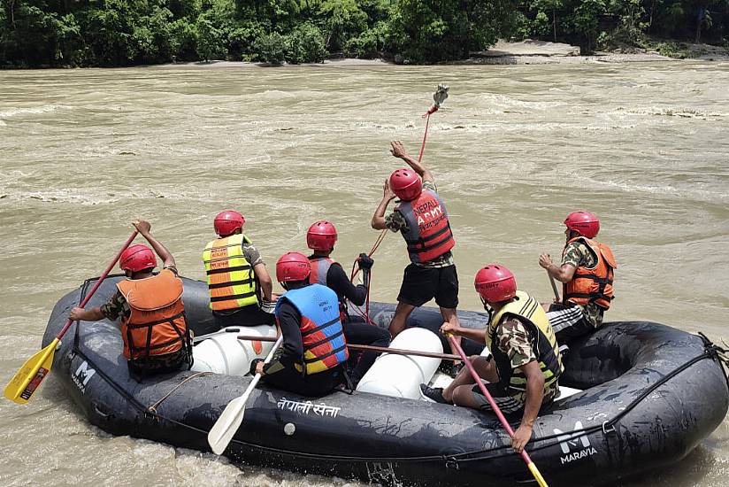 Eleven Bodies Recovered In Nepal After Landslide Sweeps Two Buses Into River