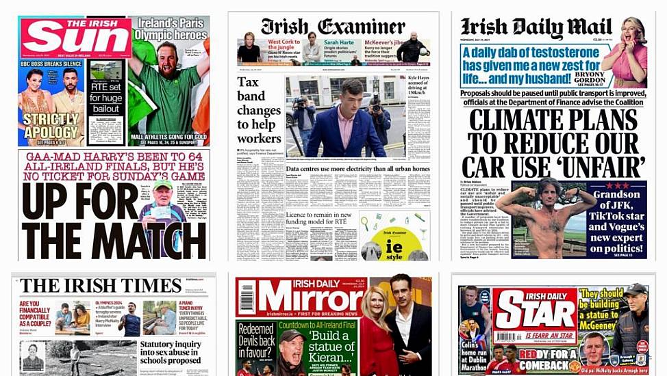 What The Papers Say: Wednesday's Front Pages