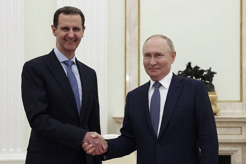 Russian President Vladimir Putin Meets Syrian Leader Bashar Assad At The Kremlin