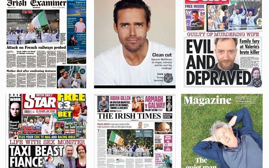 What The Papers Say: Saturday's Front Pages