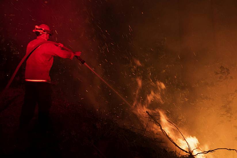 California Firefighters Make Progress Amid Blaze Devastation