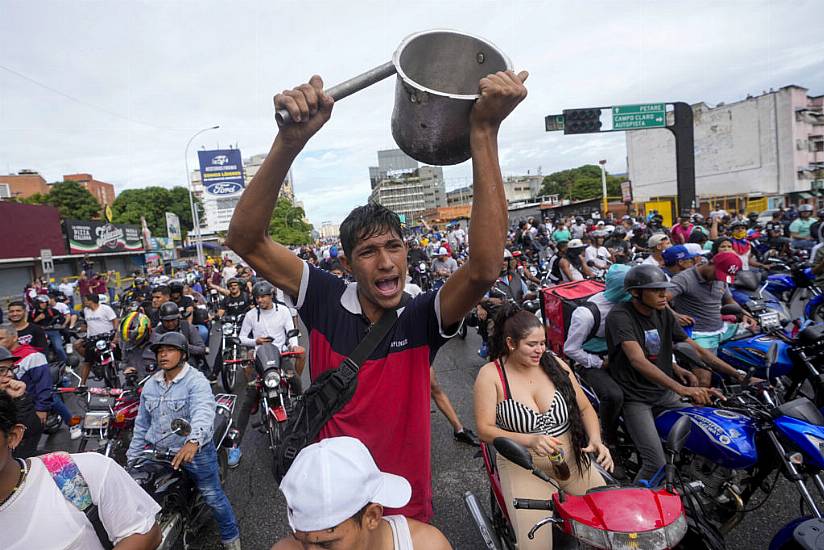 Protests As Maduro Declared Winner Of Venezuela’s Disputed Presidential Election