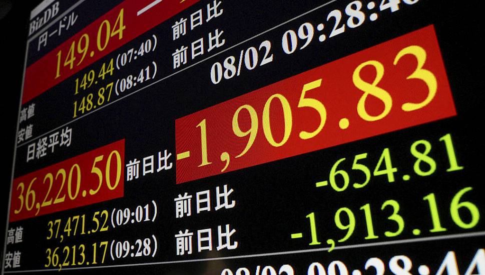 Shares Sink In Japan Following Tech-Driven Retreat On Wall Street