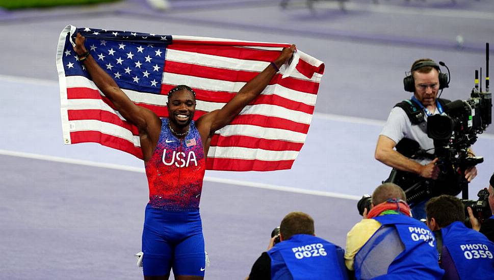 Noah Lyles Of The United States Wins Gold Medal In Men's 100M Final