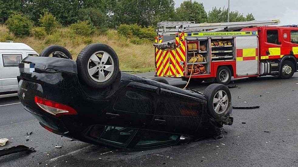 Emergency Services Respond To Two Crashes On M50