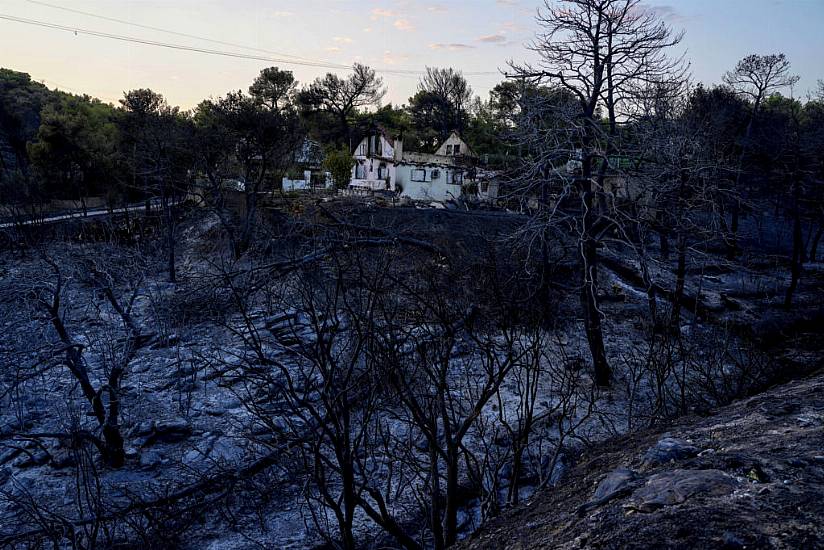 Greece Wildfire Burned Through 40 Square Miles Of Land