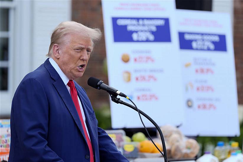 Donald Trump Targets Kamala Harris On Inflation And Economics