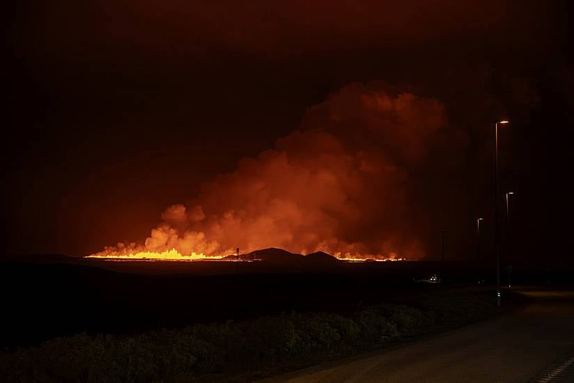 Icelandic Volcano Erupts For Sixth Time Since December