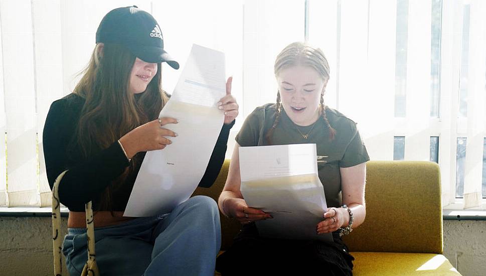 Scenes Of Joy And Shock Among Leaving Cert Students