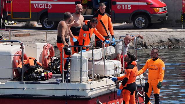 Italian Prosecutor Announces Manslaughter Investigation Over Yacht Sinking