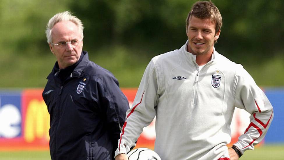 Ex-England Skipper David Beckham Remembers ‘True Gentleman’ Sven-Goran Eriksson